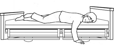 Lowering the bed to the floor significantly reduces the risk of injuries from a fall from bed.